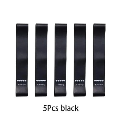 5 Levels Portable Fitness Workout Equipment Rubber Resistance Bands Yoga Gym Elastic Strength Pilates Crossfit Weight Sports