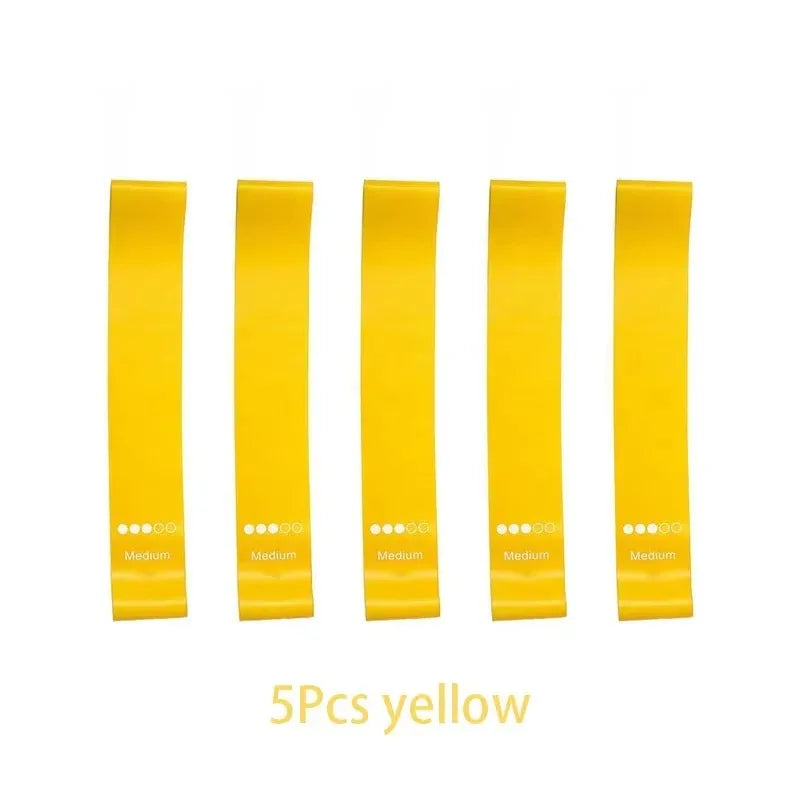 5 Levels Portable Fitness Workout Equipment Rubber Resistance Bands Yoga Gym Elastic Strength Pilates Crossfit Weight Sports