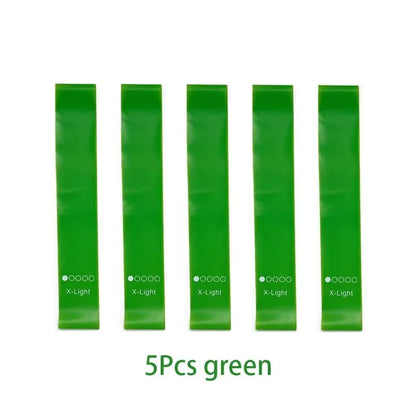 5 Levels Portable Fitness Workout Equipment Rubber Resistance Bands Yoga Gym Elastic Strength Pilates Crossfit Weight Sports