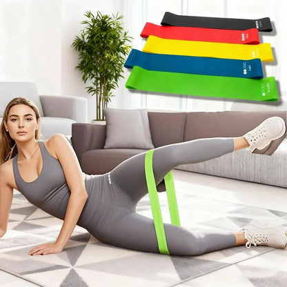 5 Levels Portable Fitness Workout Equipment Rubber Resistance Bands Yoga Gym Elastic Strength Pilates Crossfit Weight Sports