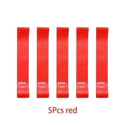 5 Levels Portable Fitness Workout Equipment Rubber Resistance Bands Yoga Gym Elastic Strength Pilates Crossfit Weight Sports